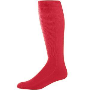 Augusta Sportswear 6085 - Adult Wicking Athletic Socks Rojo