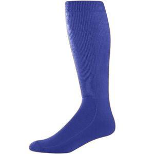 Augusta Sportswear 6085 - Adult Wicking Athletic Socks Púrpura