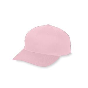Augusta Sportswear 6206 - Youth Six Panel Cotton Twill Low Profile Cap Luz de color rosa
