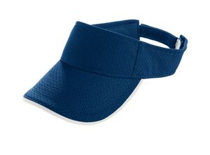 Augusta Sportswear 6224 - Youth Athletic Mesh Two Color Visor Navy/White