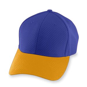Augusta Sportswear 6235 - Athletic Mesh Cap Purple/Gold