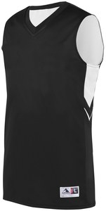 Augusta Sportswear 1167 - Youth Alley Oop Reversible Jersey Negro / Blanco