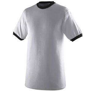 Augusta Sportswear 711 - Youth Ringer T Shirt Athletic Heather/Black