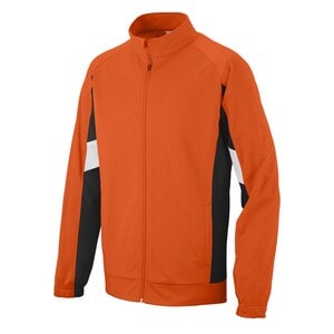 Augusta Sportswear 7723 - Youth Tour De Force Jacket Orange/Black/White
