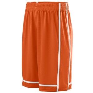 Augusta Sportswear 1186 - Youth Winning Streak Short Orange/White