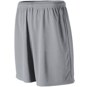 Augusta Sportswear 805 - Wicking Mesh Athletic Short Silver Grey