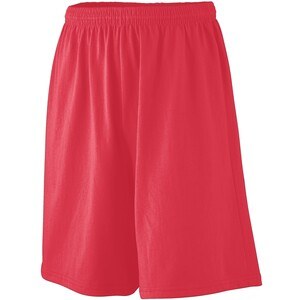 Augusta Sportswear 915 - Longer Length Jersey Short Rojo