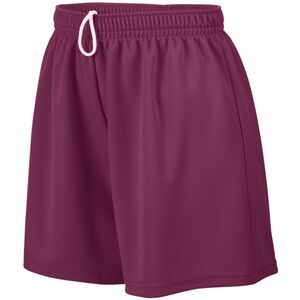 Augusta Sportswear 961 - Girls Wicking Mesh Short Granate