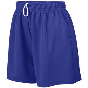 Augusta Sportswear 961 - Girls Wicking Mesh Short Púrpura
