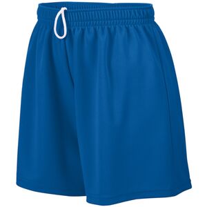 Augusta Sportswear 961 - Girls Wicking Mesh Short Real Azul