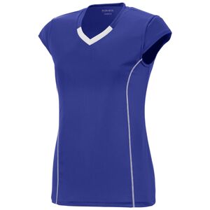 Augusta Sportswear 1219 - Girls Blash Jersey Purple/White