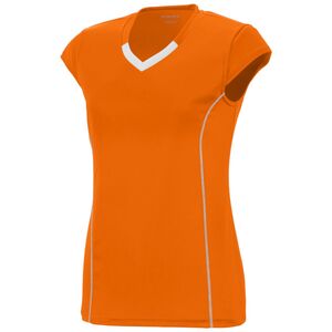 Augusta Sportswear 1219 - Girls Blash Jersey Power Orange/ White