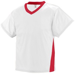 Augusta Sportswear 9725 - High Score Jersey Blanco / Rojo