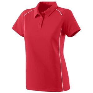 Augusta Sportswear 5092 - Ladies Winning Streak Polo Red/White