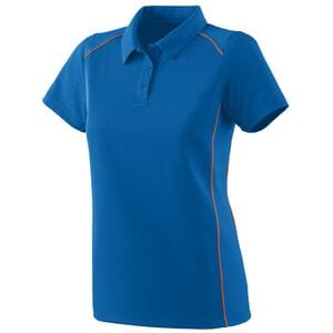 Augusta Sportswear 5092 - Ladies Winning Streak Polo Royal/Orange