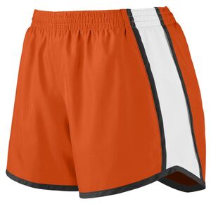 Augusta Sportswear 1266 - Girls Pulse Team Short Orange/ White/ Black