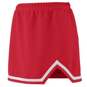 Augusta Sportswear 9126 - Girls Energy Skirt Red/White