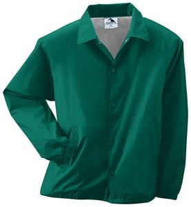 Augusta Sportswear 3101 - Youth Nylon Coaches Jacket Verde oscuro