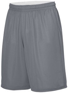 Augusta Sportswear 1407 - Youth Reversible Wicking Short Graphite/White
