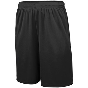 Augusta Sportswear 1428 - Short para entrenar con bolsillos  Negro