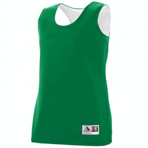 Augusta Sportswear 147 - Ladies Reversible Wicking Tank Kelly/White