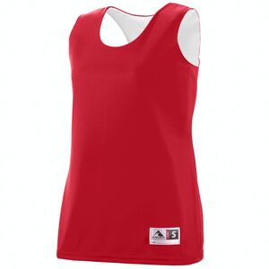 Augusta Sportswear 147 - Ladies Reversible Wicking Tank Red/White