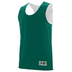 Augusta Sportswear 148 - Reversible Wicking Tank Dark Green/White