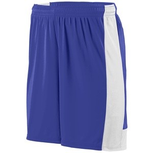 Augusta Sportswear 1606 - Youth Lightning Short Purple/White
