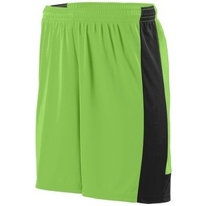 Augusta Sportswear 1606 - Youth Lightning Short Lime/Black