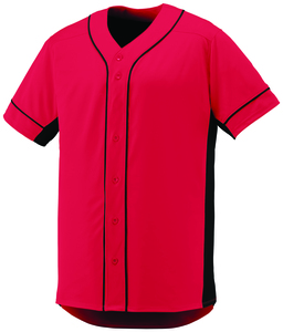 Augusta Sportswear 1660 - Slugger Jersey Rojo / Negro