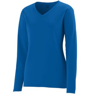 Augusta Sportswear 1788 - Remera manga larga de mujer con propiedades que absorbe la humedad Real Azul