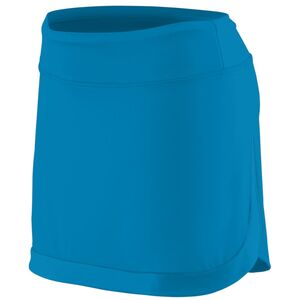 Augusta Sportswear 2411 - Girls Action Color Block Skort Power Blue/Power Blue