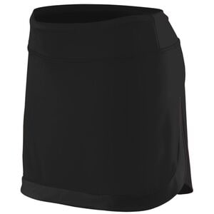 Augusta Sportswear 2411 - Girls Action Color Block Skort Black/Black
