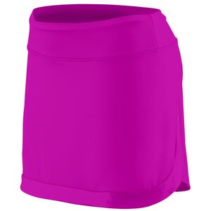 Augusta Sportswear 2411 - Girls Action Color Block Skort Power Pink/Power Pink