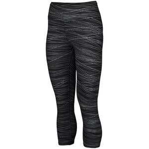 Augusta Sportswear 2628 - Ladies Hyperform Compression Capri Black/Graphite Print