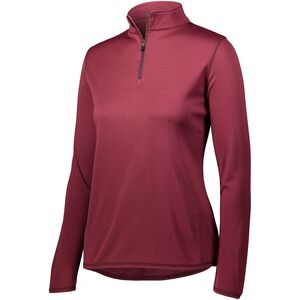 Augusta Sportswear 2787 - Buzo con cierre 1/4 para mujeres Granate