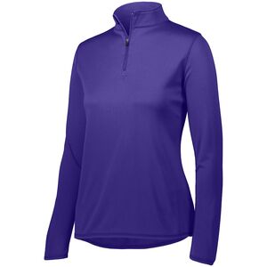 Augusta Sportswear 2787 - Buzo con cierre 1/4 para mujeres Púrpura