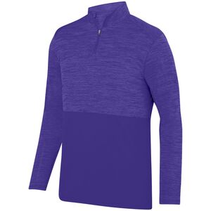 Augusta Sportswear 2908 - Shadow Tonal Heather 1/4 Zip Pullover Púrpura