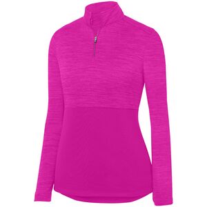 Augusta Sportswear 2909 - Pullover Tonal Heather Sombreado 1/4 de cierre para mujeres