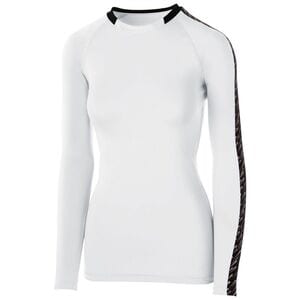 HighFive 342202 - Remera jersey de manga larga Spectrum para mujer White/ Black/ White