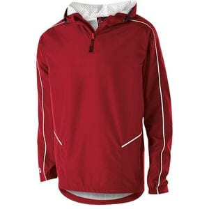 Holloway 229216 - Youth Wizard Pullover Scarlet/White
