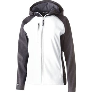 Holloway 229357 - Ladies Raider Softshell Jacket Carbon Print/ White