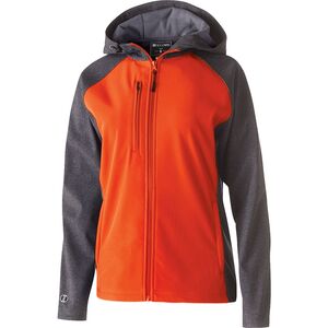 Holloway 229357 - Ladies Raider Softshell Jacket Carbon Print/ Orange