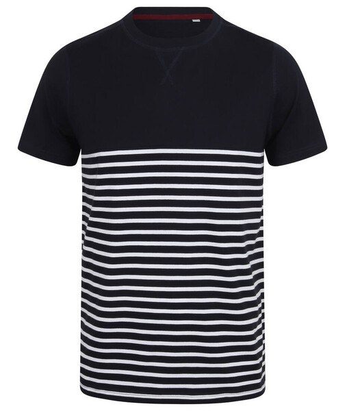 Front row FR135 - Camiseta Rayada "Breton" Manga Corta