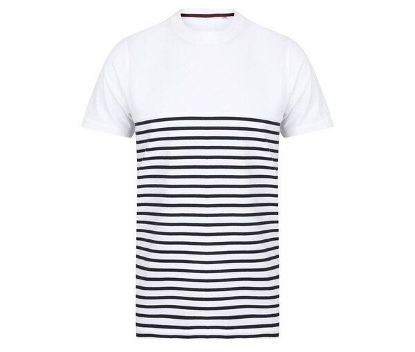 Front row FR135 - Camiseta Rayada "Breton" Manga Corta