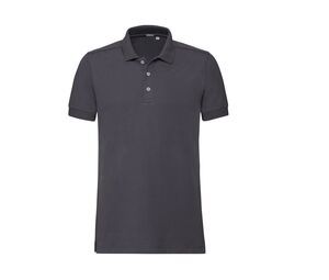 Russell JZ566 - Men's Cotton Polo Shirt Convoy Grey