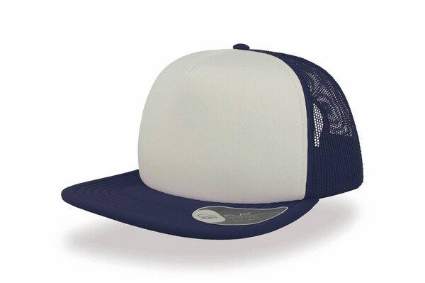 Atlantis AT145 - Classic 90s Style Snapback Cap with Squared Visor