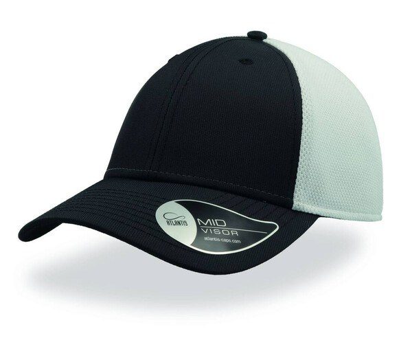 Atlantis AT147 - Versatile Mid-Visor 6-Panel Cap with Velcro Closure