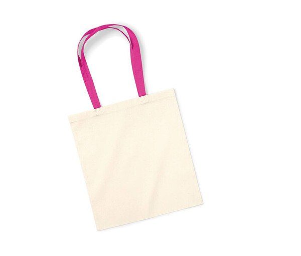 Westford mill W101C - Shopping bag con asas a contraste