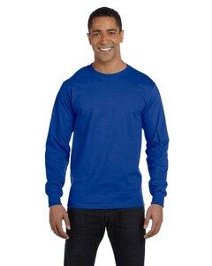 Hanes 5286 - ComfortSoft® Heavyweight Long Sleeve T-Shirt Profundo Real